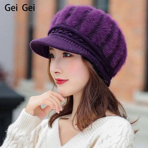 women's winter new thick knit hat fur blend plus velvet wild outdoor sports cap girl autumn solid check warm beanie hat, Blue;gray
women's winter new thick knit hat fur blend plus velvet wild outdoor sports cap girl autumn solid check warm beanie hat, Blue;gray