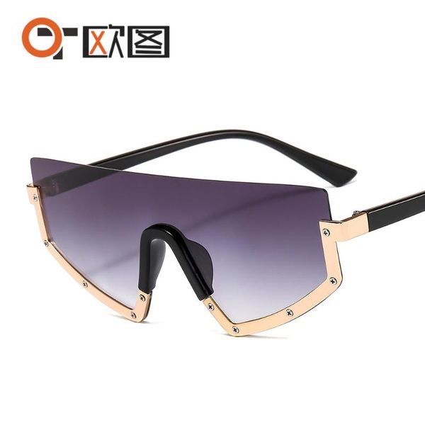 sunglasses luxury rimless fashion women brand designer one piece lens sun glasses gradient large eyewear shades, White;black
sunglasses luxury rimless fashion women brand designer one piece lens sun glasses gradient large eyewear shades, White;black