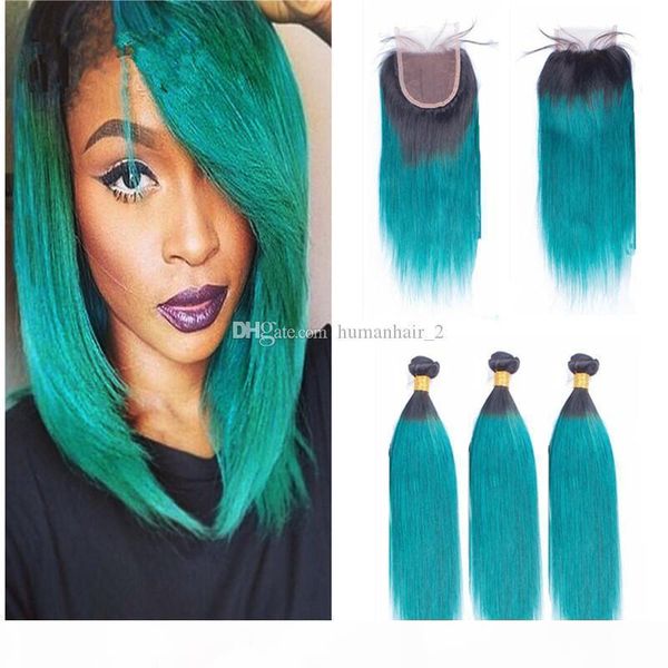 9a dark roots green ombre virgin hair bundles with lace closure two tone 1b teal ombre straight human hair weaves with closure, Black;brown
9a dark roots green ombre virgin hair bundles with lace closure two tone 1b teal ombre straight human hair weaves with closure, Black;brown