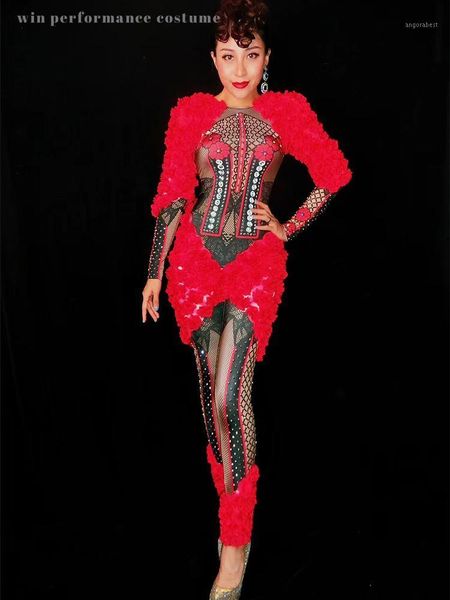fashion safflower high-elastic tight-fitting long jumpsuit rhinstone bodysuit costume female stage singer ds dj sexsy dress1, Black;red
fashion safflower high-elastic tight-fitting long jumpsuit rhinstone bodysuit costume female stage singer ds dj sexsy dress1, Black;red