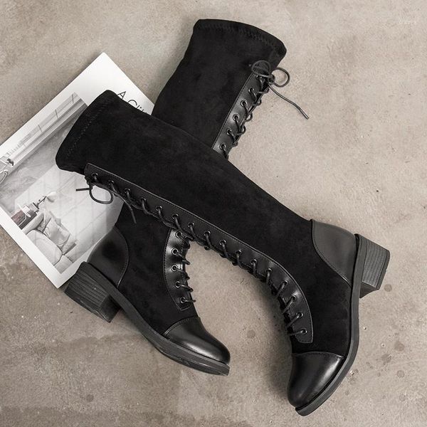 nice new knee high fashion boots women autumn classic lace up black shoes for woman high heels office ladies career dress boot1
nice new knee high fashion boots women autumn classic lace up black shoes for woman high heels office ladies career dress boot1