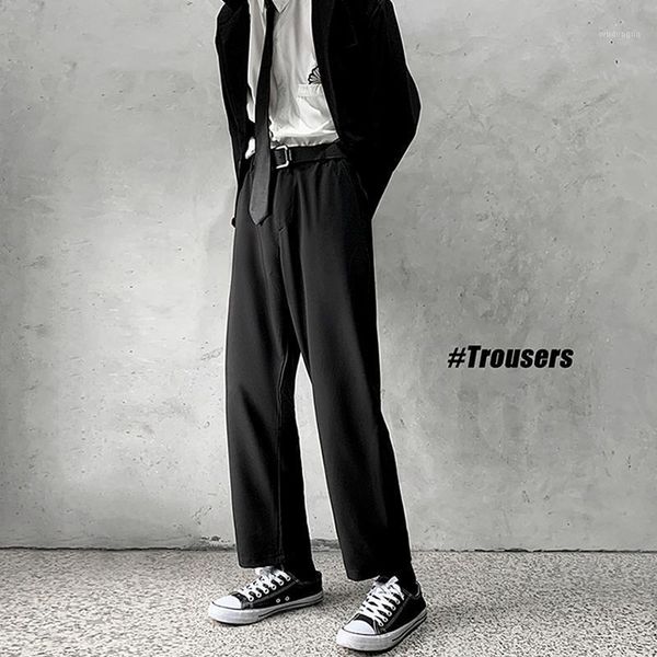 classic casual black pantalon homme 2020 button up harajuku loose pants trousers korean style formal pants for men high waist1
classic casual black pantalon homme 2020 button up harajuku loose pants trousers korean style formal pants for men high waist1