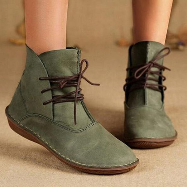 boots women ankle warm flats shoes 2021 autumn vintage pu leather gladiator booties woman mujer zapatos, Black
boots women ankle warm flats shoes 2021 autumn vintage pu leather gladiator booties woman mujer zapatos, Black