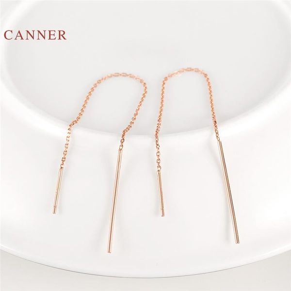 canner 11cm ear line women's tassel earrings for women s925 sterling silver piercing stud earrings fine jewelry pendientes, Golden;silver
canner 11cm ear line women's tassel earrings for women s925 sterling silver piercing stud earrings fine jewelry pendientes, Golden;silver