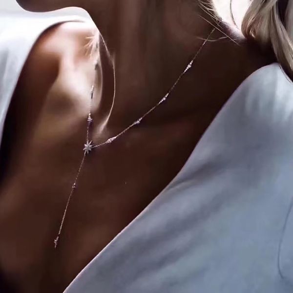 ypay8 fashion aaa zircon 925 sterling luxurious luxury sweater chain necklace jewelry brand women wedding clavicle chain jewelry 201104, Silver
ypay8 fashion aaa zircon 925 sterling luxurious luxury sweater chain necklace jewelry brand women wedding clavicle chain jewelry 201104, Silver
