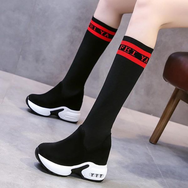 2020 stretch ткани над коленом boots высота увеличение круглый toe женская обувь осень зима повседневная длинные сапоги, Black
2020 stretch ткани над коленом boots высота увеличение круглый toe женская обувь осень зима повседневная длинные сапоги, Black