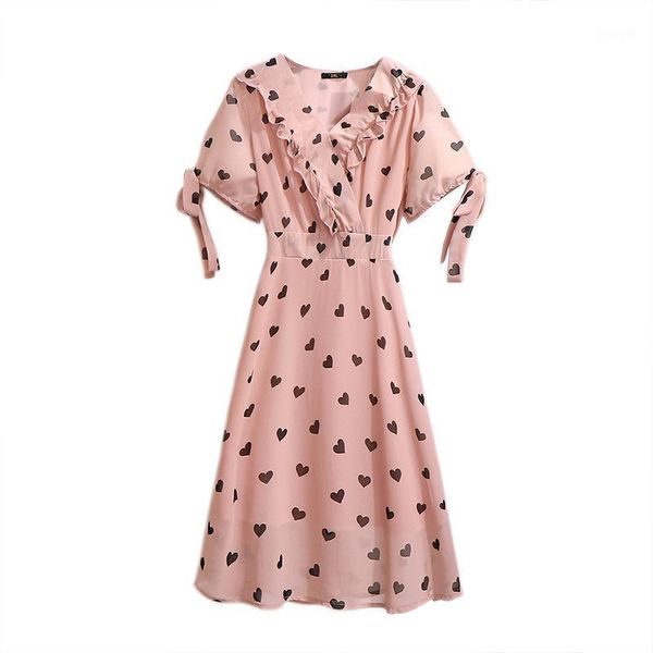 summer dresses casual 2020 ruffles v collar short sleeve loose waist hear floral print plus size dresses for women 4xl 5xl 6xl1, White;black
summer dresses casual 2020 ruffles v collar short sleeve loose waist hear floral print plus size dresses for women 4xl 5xl 6xl1, White;black