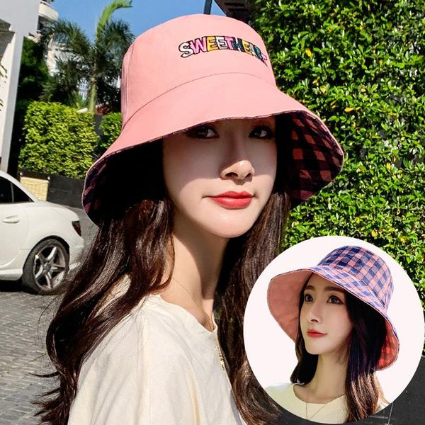 cokk bucket hat women summer ladies hats double sided plaid floppy sun protection fishing hat female korea fashion gorro bob hat swy sqczvu, Blue;gray
cokk bucket hat women summer ladies hats double sided plaid floppy sun protection fishing hat female korea fashion gorro bob hat swy sqczvu, Blue;gray