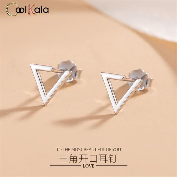 stud coolkala s925 silver triangle earrings girls fashion hollow out platinum trend geometric simplicity lovers ear accessories, Golden;silver
stud coolkala s925 silver triangle earrings girls fashion hollow out platinum trend geometric simplicity lovers ear accessories, Golden;silver