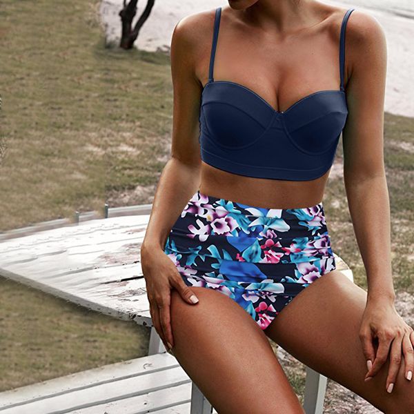 2021 new women high waist swimsuit vintage underwire push up bikini set womens bathing suit beachwear biquini swimwear l1ab, White;black
2021 new women high waist swimsuit vintage underwire push up bikini set womens bathing suit beachwear biquini swimwear l1ab, White;black