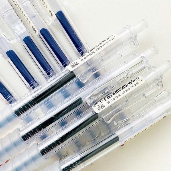2pcs/lot simple clear style gel pen school office supply writing student stationery gift 0.5mm black/blue ink1
2pcs/lot simple clear style gel pen school office supply writing student stationery gift 0.5mm black/blue ink1