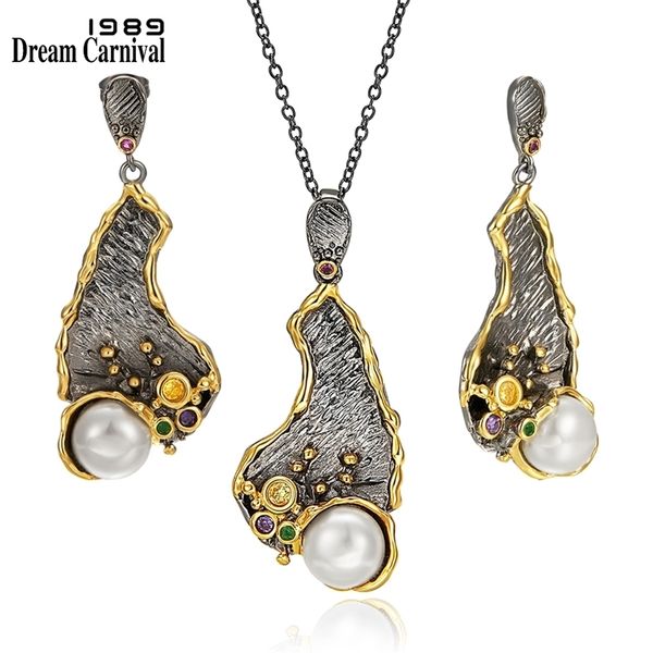 dreamcarnival1989 new original feminine earings-pendant-necklace jewelry set for women lady pearl unique gothic fashion ep3993s2 201222, Slivery;crystal
dreamcarnival1989 new original feminine earings-pendant-necklace jewelry set for women lady pearl unique gothic fashion ep3993s2 201222, Slivery;crystal