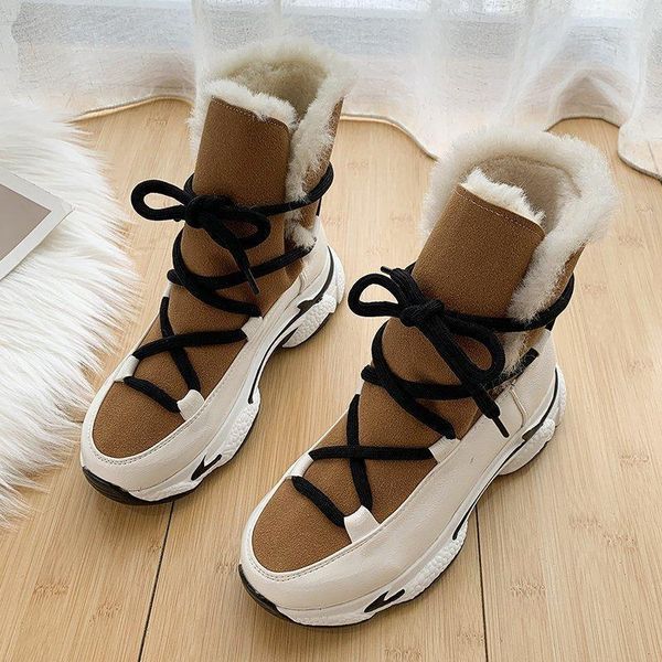 women snow boots winter platform shoes ankle boots for women non-slip keep warm wool women's sneakers drop shipping1, Black
women snow boots winter platform shoes ankle boots for women non-slip keep warm wool women's sneakers drop shipping1, Black