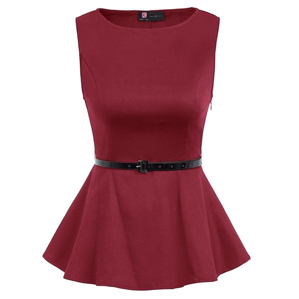 vintage shirt women summer business elegant office lady floral print blouse sleeveless scoop neck belt decorated peplum hem y200622, White
vintage shirt women summer business elegant office lady floral print blouse sleeveless scoop neck belt decorated peplum hem y200622, White