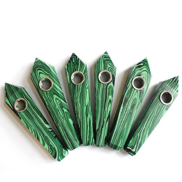 wholesale 1pc natural malachite quartz crystal pipe tobacco stick cigarette healing whole qylbbp, Black
wholesale 1pc natural malachite quartz crystal pipe tobacco stick cigarette healing whole qylbbp, Black