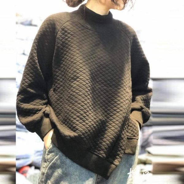 autumn winter cotton linen sweatshirts participants in solid color plaid black loose irregular sweep office lady wild 1
autumn winter cotton linen sweatshirts participants in solid color plaid black loose irregular sweep office lady wild 1