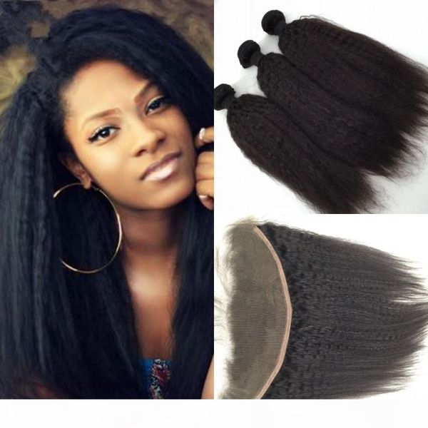 peruvian lace frontal closure with bundles kinky straight 13x4 ear to ear full lace frontal bleached knots and 3pcs virgin human hair, Black
peruvian lace frontal closure with bundles kinky straight 13x4 ear to ear full lace frontal bleached knots and 3pcs virgin human hair, Black
