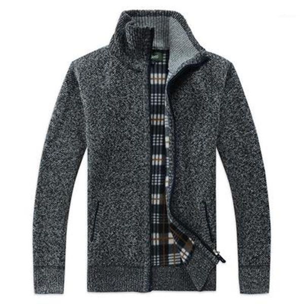 sweater jacket men autumn and winter fleece thicken warm fashion multicolor stand collar long sleeve knit cardigan1, White;black
sweater jacket men autumn and winter fleece thicken warm fashion multicolor stand collar long sleeve knit cardigan1, White;black