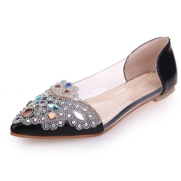 women ballet flats rhinstone ballerina soft sole slip on casual shoes comfort crystal wedding summer ladies shoes, Black
women ballet flats rhinstone ballerina soft sole slip on casual shoes comfort crystal wedding summer ladies shoes, Black