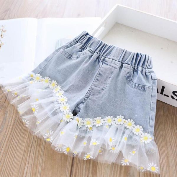 shorts wholesale children's denim baby girls clothes 2021 summer embroidery mesh hit pants kids clothing jeans l2221, Black
shorts wholesale children's denim baby girls clothes 2021 summer embroidery mesh hit pants kids clothing jeans l2221, Black