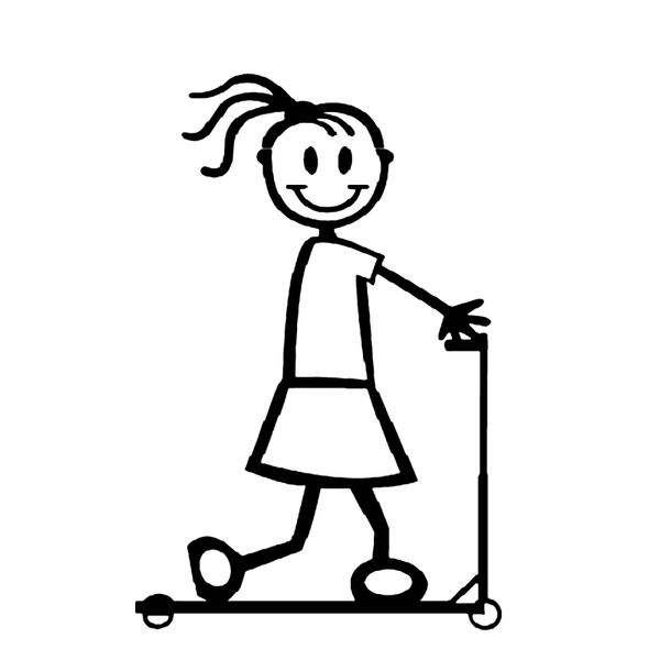 16*10.6cm my stick figure family car window vinyl stickers small girl scooter car styling car sticker
16*10.6cm my stick figure family car window vinyl stickers small girl scooter car styling car sticker