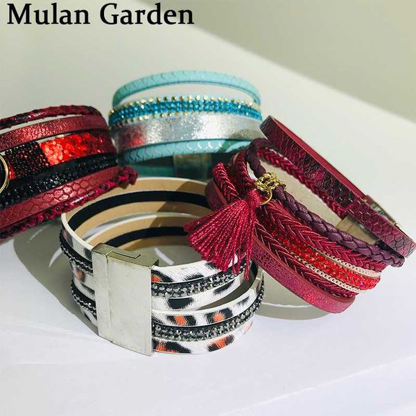 m&g fashion personality pu leather bracelets red black leopard zircon tassel punk bracelet bangle women jewelry accessories gift, Golden;silver
m&g fashion personality pu leather bracelets red black leopard zircon tassel punk bracelet bangle women jewelry accessories gift, Golden;silver