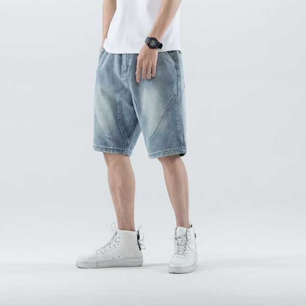 galwh denim shorts men's shortslarge cropped trendy loose pants cropped pants casual shorts and summer size multi-pocket breeches thin, Blue
galwh denim shorts men's shortslarge cropped trendy loose pants cropped pants casual shorts and summer size multi-pocket breeches thin, Blue