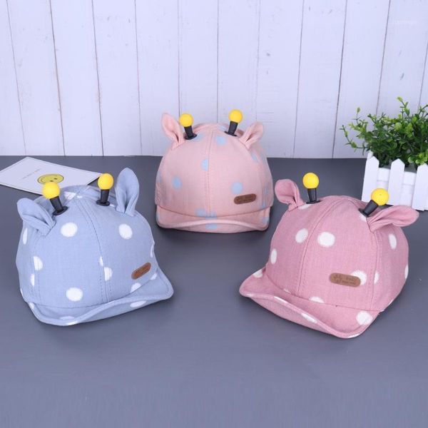 caps & hats children baby hat 2021 spring and summer style giraffe antennae soft eaves baseball cap fashion dotted brim hat1, Yellow
caps & hats children baby hat 2021 spring and summer style giraffe antennae soft eaves baseball cap fashion dotted brim hat1, Yellow
