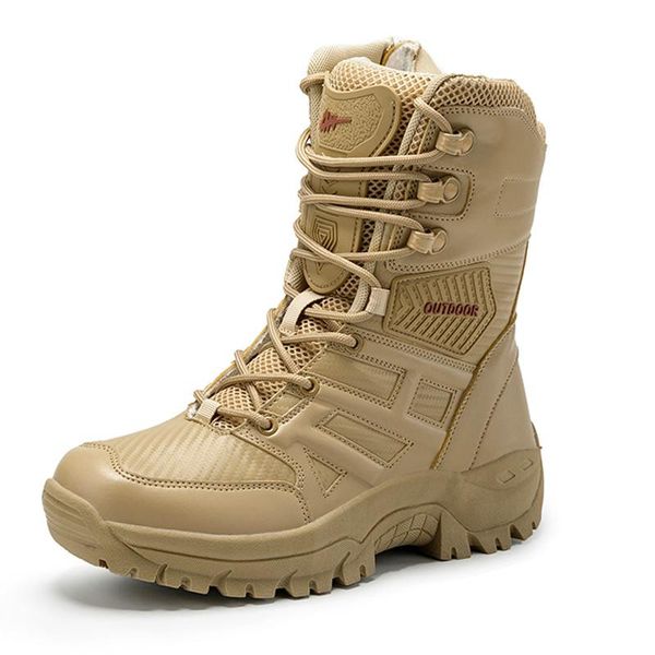 2020 outdoor hiking shoes men's desert high-tactical boots men combat army boots militares sapatos masculino, Black
2020 outdoor hiking shoes men's desert high-tactical boots men combat army boots militares sapatos masculino, Black