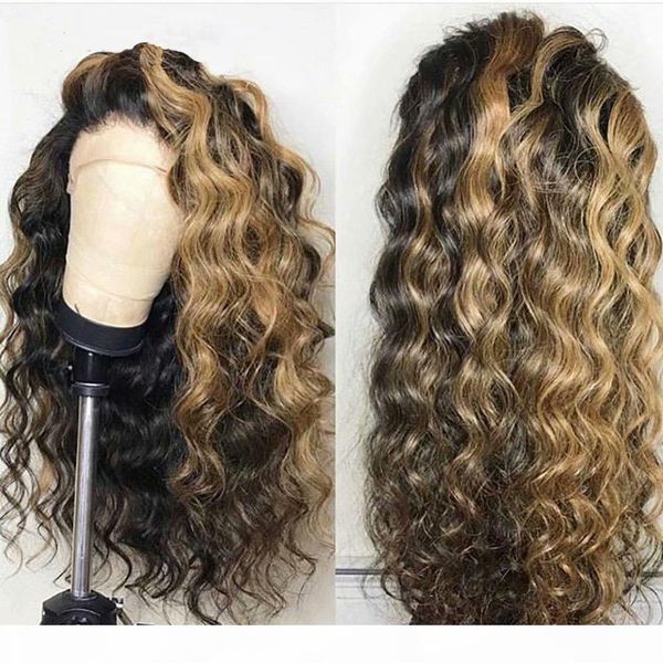 oulaer honey blonde lace frontal wave human hair wigs 1b 27# for black women pre plucked with baby hair brazilian virgin hair wigs, Black;brown
oulaer honey blonde lace frontal wave human hair wigs 1b 27# for black women pre plucked with baby hair brazilian virgin hair wigs, Black;brown
