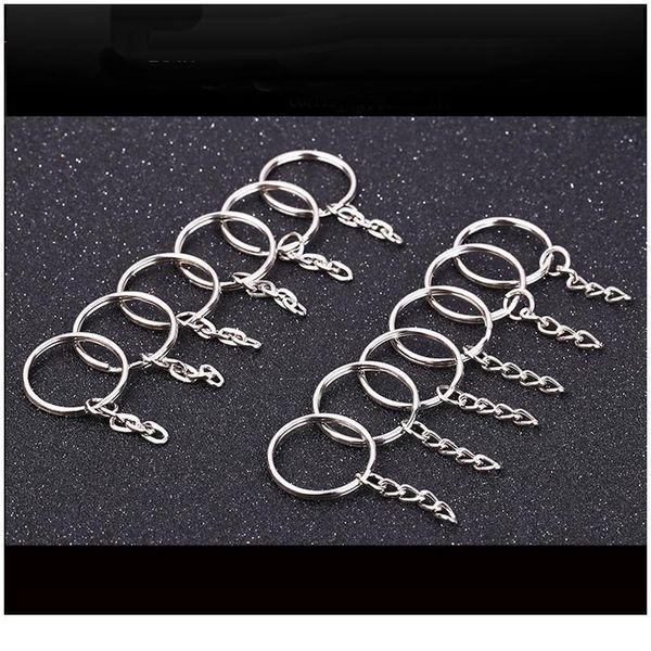 20pcs/bag metal polished 25mm silver color key ring split ring with chain rings women men keyfob diy key chains acc jllwet
20pcs/bag metal polished 25mm silver color key ring split ring with chain rings women men keyfob diy key chains acc jllwet