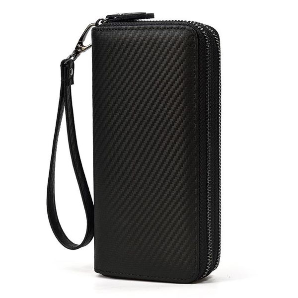 wallets fashion luxury men long double zipper carbon fiber business male clutch purse, Red;black
wallets fashion luxury men long double zipper carbon fiber business male clutch purse, Red;black
