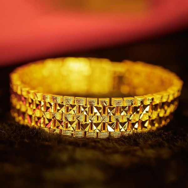 gold-color copper bracelet men jewelry pulseira masculina luxury mens bracelets bangles 2020 fashion jewellery boss gift, Black
gold-color copper bracelet men jewelry pulseira masculina luxury mens bracelets bangles 2020 fashion jewellery boss gift, Black