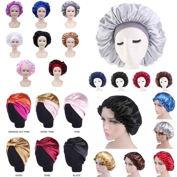 shower caps 1pc adjust solid satin bonnet hair styling cap long care women night sleep hat silk head wrap tools
shower caps 1pc adjust solid satin bonnet hair styling cap long care women night sleep hat silk head wrap tools