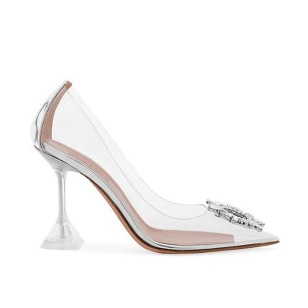 amina muaddi begum crystal-embellished clear pvc transluent pumps shoes spool stiletto heels sandals women luxurys designers dress shoe ngy, Black
amina muaddi begum crystal-embellished clear pvc transluent pumps shoes spool stiletto heels sandals women luxurys designers dress shoe ngy, Black