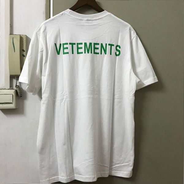 vetement t-shirts green letter logo print 1:1 staff reflective tees men women casual cotton vetement t shirts, White;black
vetement t-shirts green letter logo print 1:1 staff reflective tees men women casual cotton vetement t shirts, White;black