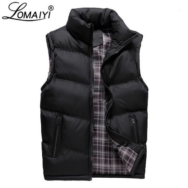 lomaiyi men's winter sleeveless jacket men thick casual coats mens warm down vest male padded waistcoat gilet homme vests bm2521, Black;white
lomaiyi men's winter sleeveless jacket men thick casual coats mens warm down vest male padded waistcoat gilet homme vests bm2521, Black;white