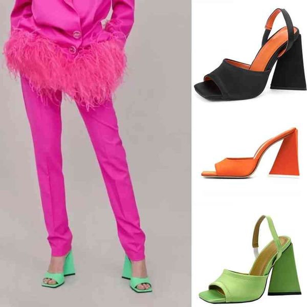 satin high-heeled thick-heeled sandals slippers fashionable european and american catwalk open-toed fish mouth sandal, Black
satin high-heeled thick-heeled sandals slippers fashionable european and american catwalk open-toed fish mouth sandal, Black