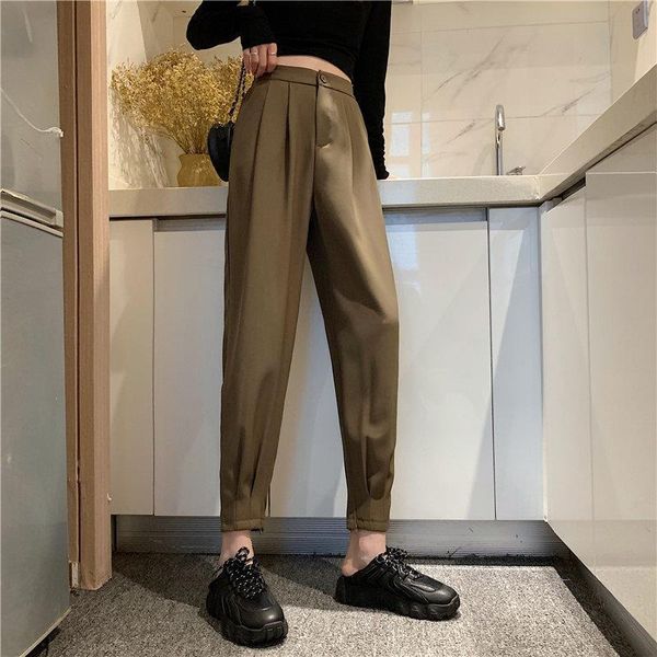 large size chic casual trousers female women bottom ol thin solid fashion elegant work wear formal high waist harem pants, Black;white
large size chic casual trousers female women bottom ol thin solid fashion elegant work wear formal high waist harem pants, Black;white
