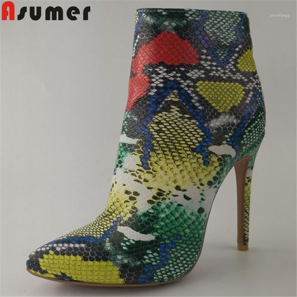 asumer plus size 34-47 ankle boots for women pointed toe zip high heels shoes women classic ladies prom shoes boots 20201, Black
asumer plus size 34-47 ankle boots for women pointed toe zip high heels shoes women classic ladies prom shoes boots 20201, Black