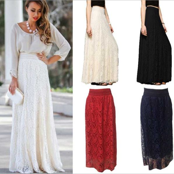 skirts europe and the united states slim waist hollowed-out lace skirt in long large, Black
skirts europe and the united states slim waist hollowed-out lace skirt in long large, Black