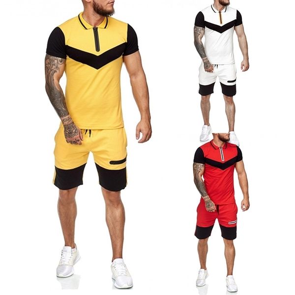 2020 patchwork short sets for men casual clothes summer man 2 piece set sports suits for men shirts and shorts male sets gym 1022, Gray
2020 patchwork short sets for men casual clothes summer man 2 piece set sports suits for men shirts and shorts male sets gym 1022, Gray