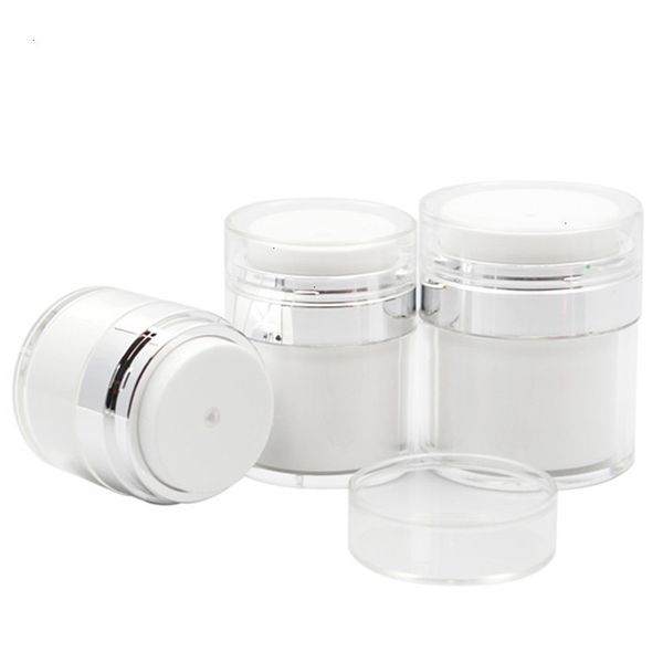 15ml 30ml 50ml airless acrylic jar vacuum cream white cosmetic makeup jars refillable container lotion pump bottle
15ml 30ml 50ml airless acrylic jar vacuum cream white cosmetic makeup jars refillable container lotion pump bottle
