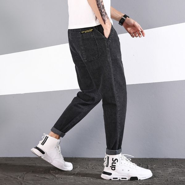 2020 summer new men's and jeans jeans loose big size fattening harem pants elastic small leg pants rla7i, Blue
2020 summer new men's and jeans jeans loose big size fattening harem pants elastic small leg pants rla7i, Blue