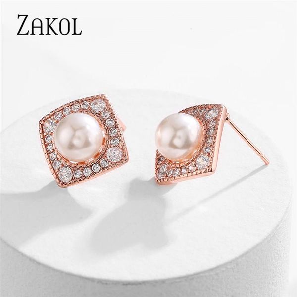 stud zakol woman luxury crystal square earrings vintage white color cubic zirconia wedding jewelry earring fsea013, Golden;silver
stud zakol woman luxury crystal square earrings vintage white color cubic zirconia wedding jewelry earring fsea013, Golden;silver