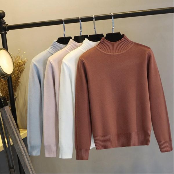 thick autumn winter warm women pullover sweater basic casual turtleneck sweater soft warm female jumper, White;black
thick autumn winter warm women pullover sweater basic casual turtleneck sweater soft warm female jumper, White;black