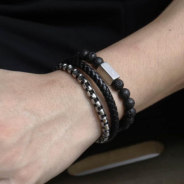 mens stones мужчин для 3шт набор pulseira mix lava браслет из бисера layered звено цепи ювелирных изделий tbx011 box сталь нержавеющая tsetc, Golden;silver
mens stones мужчин для 3шт набор pulseira mix lava браслет из бисера layered звено цепи ювелирных изделий tbx011 box сталь нержавеющая tsetc, Golden;silver