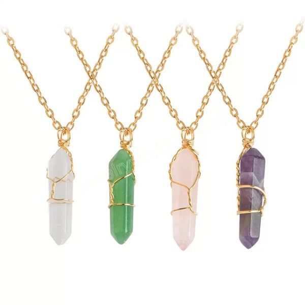 hexagonal prism crystal stone necklaces chakra pendants for women lady fashion jewelry gift, Silver
hexagonal prism crystal stone necklaces chakra pendants for women lady fashion jewelry gift, Silver