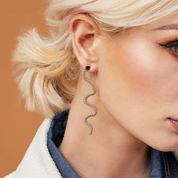hoop & huggie retro punk snake ear hooks for men and women without pierced rock long earrings earmuffs jewelry party, Golden;silver
hoop & huggie retro punk snake ear hooks for men and women without pierced rock long earrings earmuffs jewelry party, Golden;silver