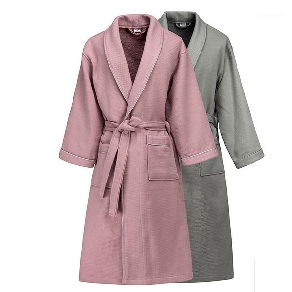 2020 new brand waffle terry bath robes men women home l bathrobe male female spring autumn 100%cotton dressing gown1, Black;brown
2020 new brand waffle terry bath robes men women home l bathrobe male female spring autumn 100%cotton dressing gown1, Black;brown